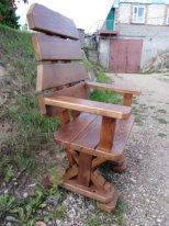 Кресло садовое из массива сосны "Хозяин" - фото 2 - id-p104030976