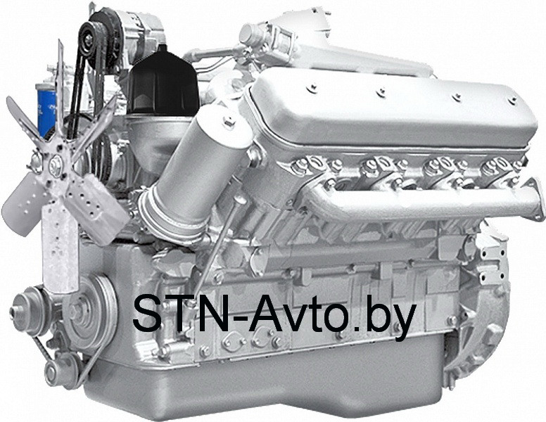 Двигатель ЯМЗ-238ДЕ2-43 (МАЗ) без КПП и сц. (330 л.с.)  238ДЕ2-1000186-43