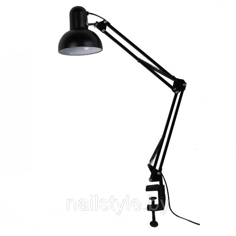 Лампа МТ-331 настольная на струбцине настольного освещения и идеальных бликов на ногтях (Черный)