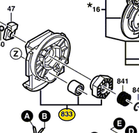 2605807937 стойка подшипника BOSCH 2605807937