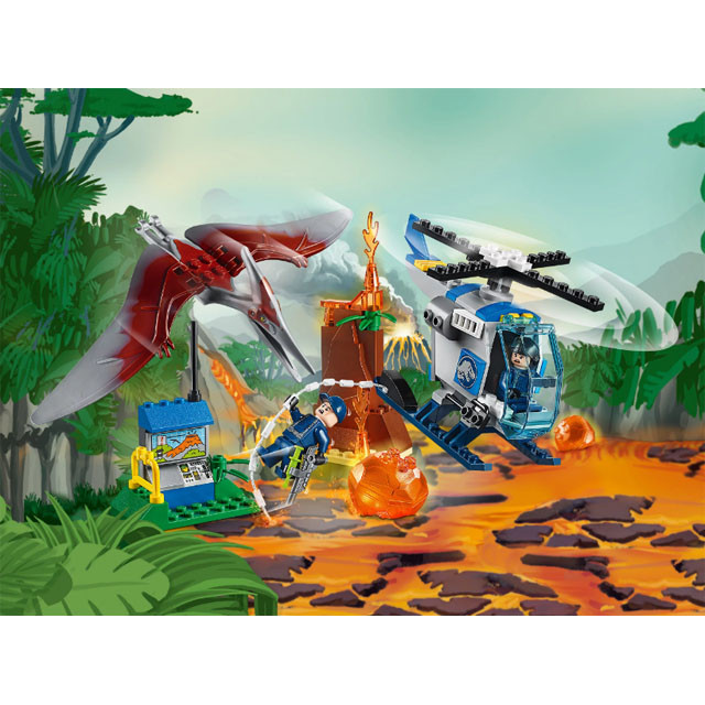 Конструктор Bela 10918 Dinosaur World Побег птеранодона (аналог Lego Juniors Jurassic world 10756) 96 деталей - фото 2 - id-p104036117