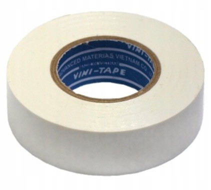 Изолента ПВХ белая 0,13мм х 19мм х 20м, VINI-TAPE #234 W