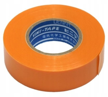 Изолента ПВХ оранжевая 0,13мм х 19мм х 20м, VINI-TAPE #234 OR