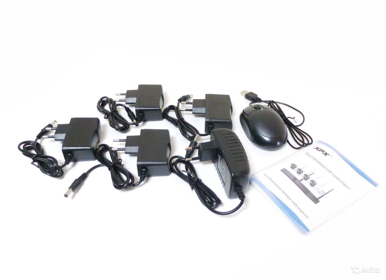 Комплект видеонаблюдения 4 камеры XPX K3704 3 MP Wi-Fi - фото 3 - id-p104052265
