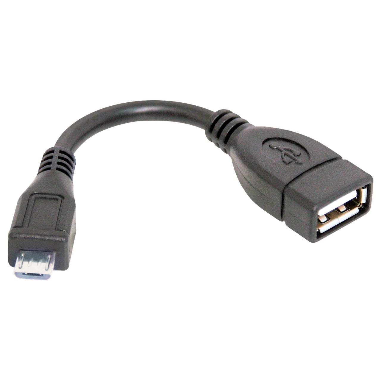 Переходник Defender USB OTG microUSB(M)-USB(F), 8см