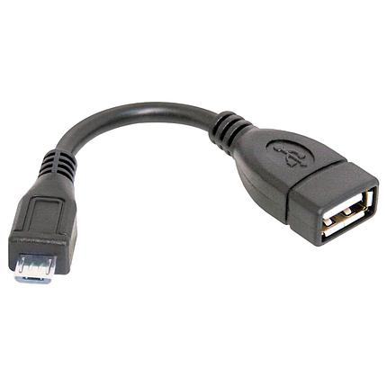 Переходник Defender USB OTG microUSB(M)-USB(F), 8см, фото 2