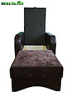 Кресло-кровать "Рия" черно-коричневое, фото 3