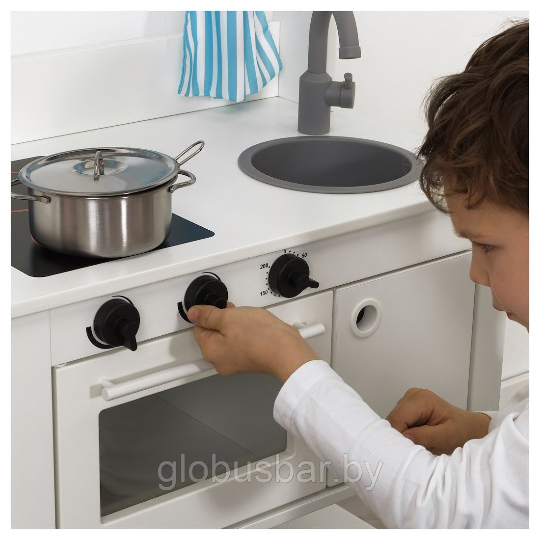 СПАЙСИГ Детская кухня с гардинами, 55x37x98 см - фото 5 - id-p104057573