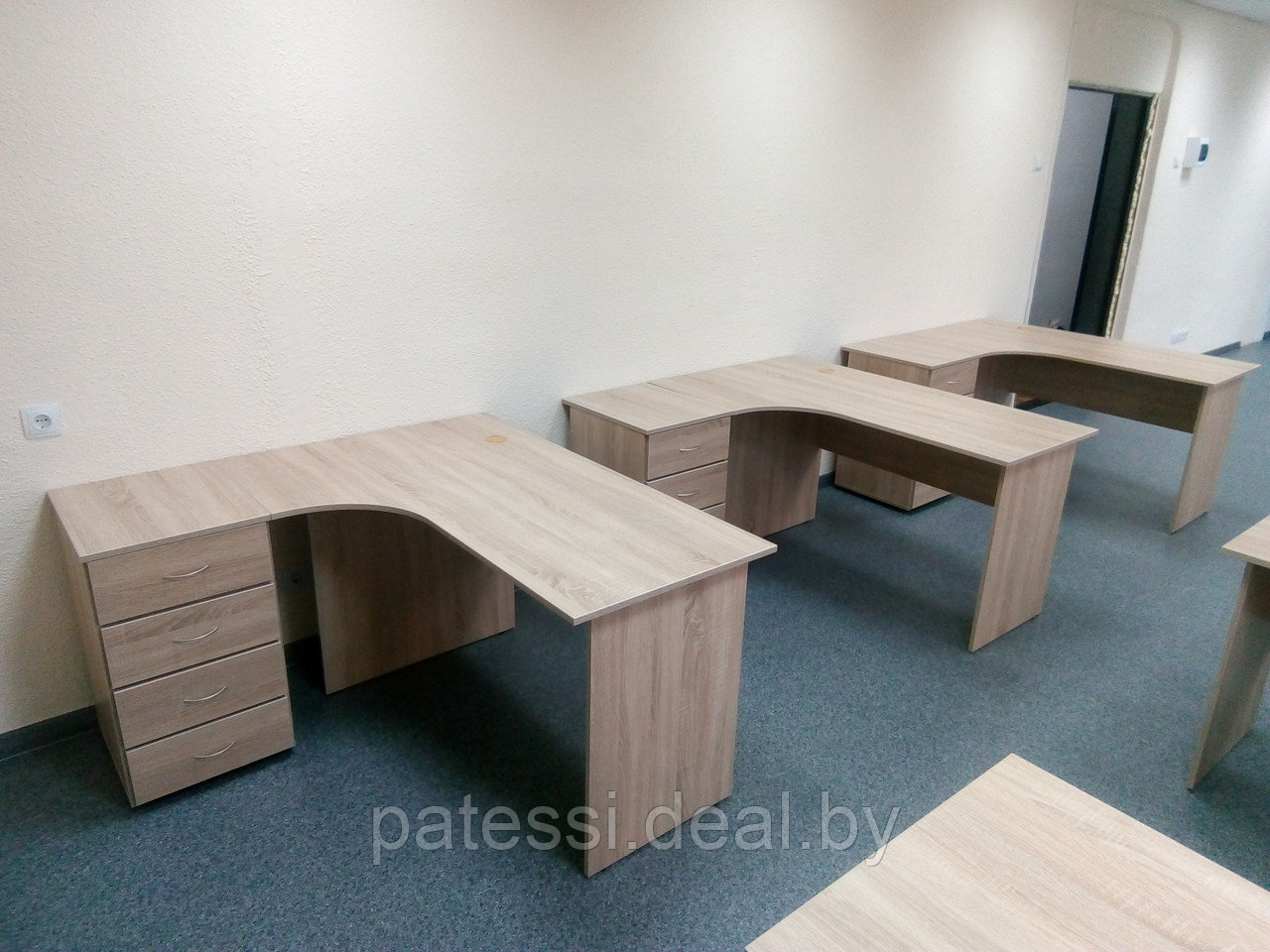 Набор офисной мебели на 8 рабочих мест с креслами - фото 3 - id-p104057636