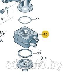 Теплообменник DELLO, VW GOLF 6, 1.9TDI - фото 1 - id-p78623019