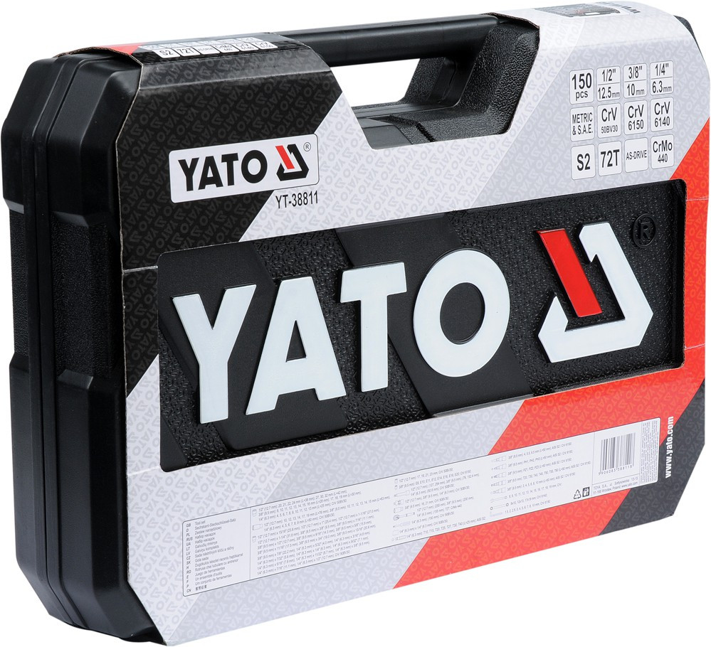 Набор инструментов Yato YT-38811 150 предметов - фото 4 - id-p104074211