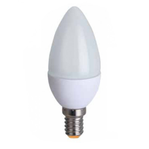 Лампа LED E14 5-6W (свеча) 4000K