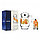 P4342 Набор стаканов с кувшином Luminarc Pop Flower Orange, 7 предметов, кувшин+6 стаканов, фото 3