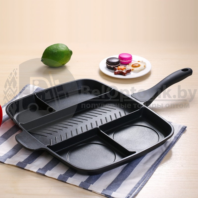 Сковорода Magic Pan, 5 секций, антипригарное покрытие - фото 2 - id-p104082871