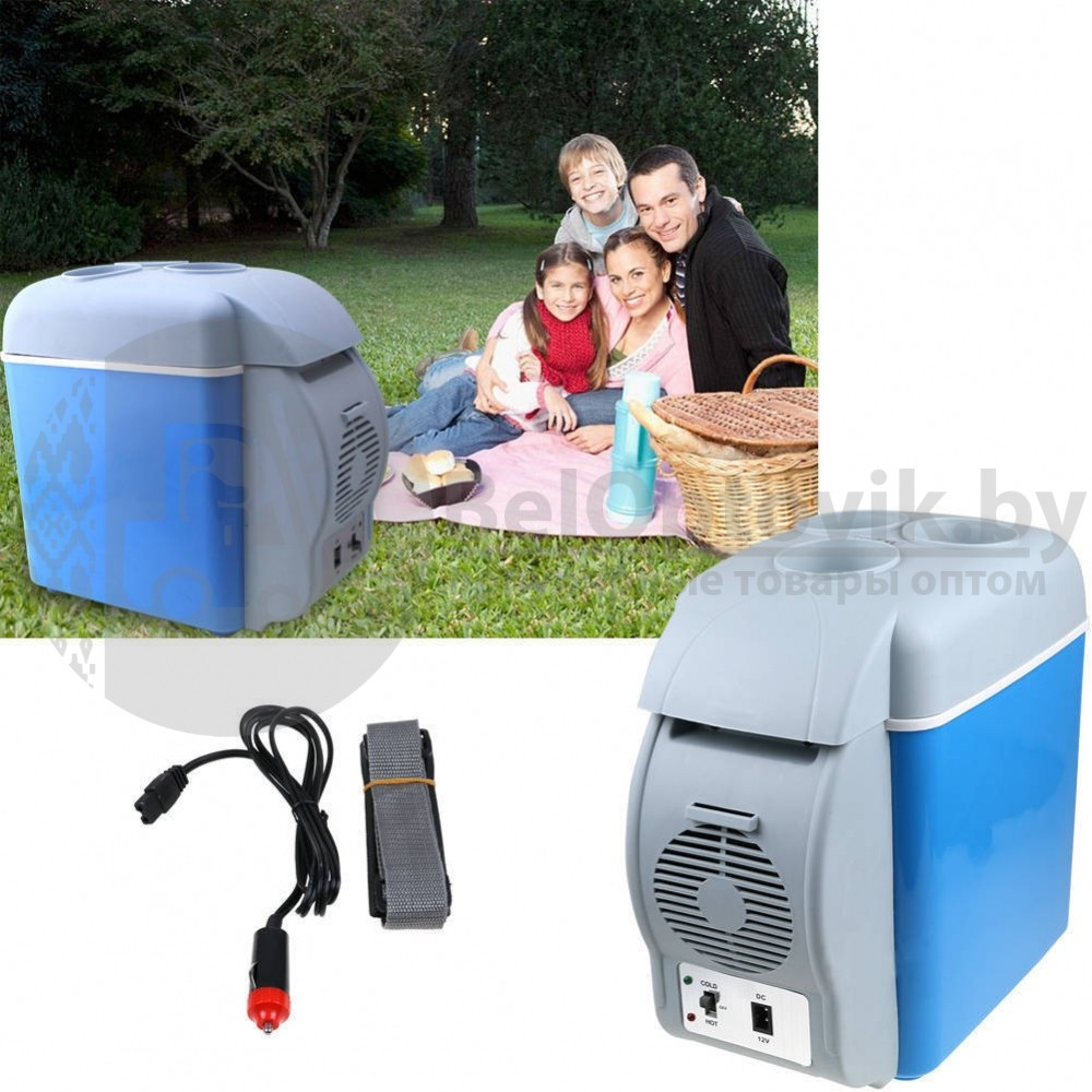 Холодильник - нагреватель автомобильный Portable Electronic Cooling Warming Refrigerators 7.5 л мини - фото 5 - id-p104082872