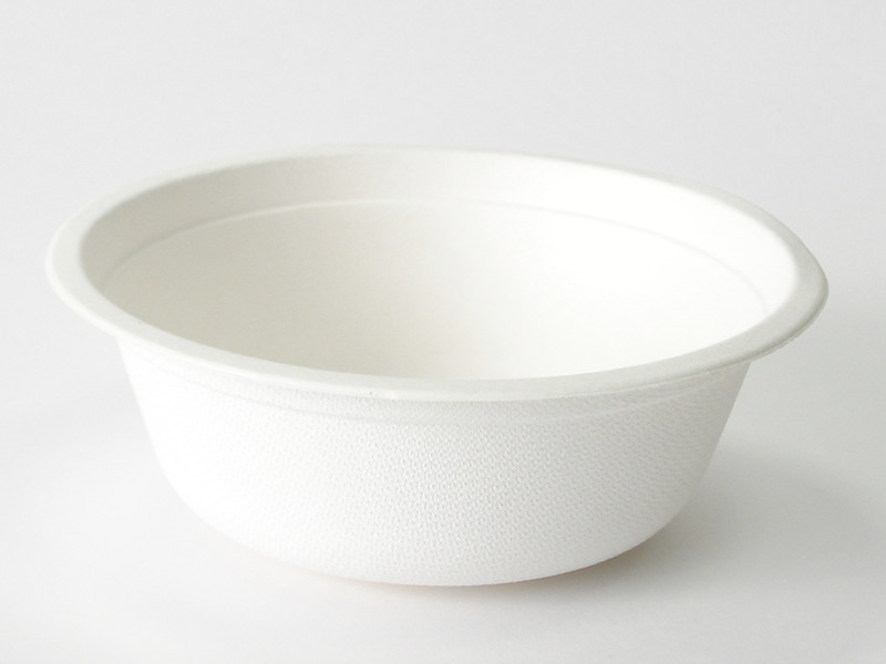 Тарелка для супа белая, 350мл, сахарный тростник (50шт) - фото 1 - id-p104100464