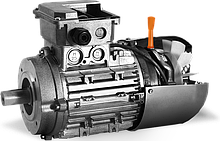 Электродвигатель со встроенным электромагнитным тормозом