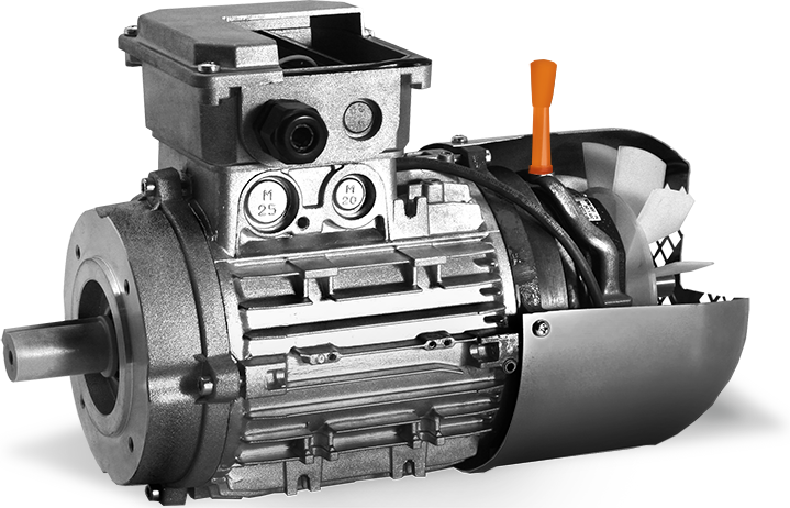 Электродвигатель со встроенным электромагнитным тормозом - фото 1 - id-p104103160