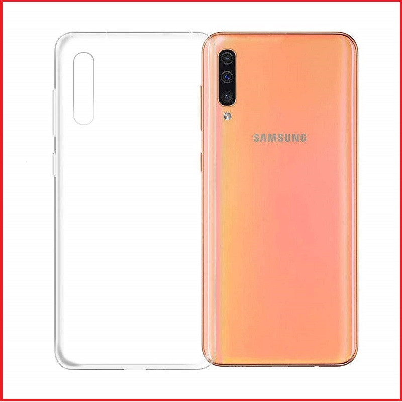 Чехол-накладка для Samsung Galaxy A70 (силикон) SM-A705 прозрачный - фото 2 - id-p97853052