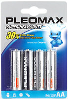 Батарейка алкалиновая Pleomax LR6-4BL