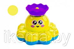 Игрушка детская для ванны «ФОНТАН-ОСЬМИНОЖКА» 
желтый