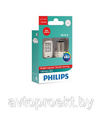 Led лампы Philips P21/5W Ultinon LED красные