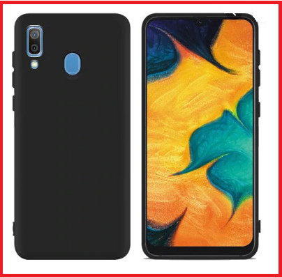 Чехол-накладка для Samsung Galaxy A20 (силикон) SM-A205 черный - фото 2 - id-p97851493