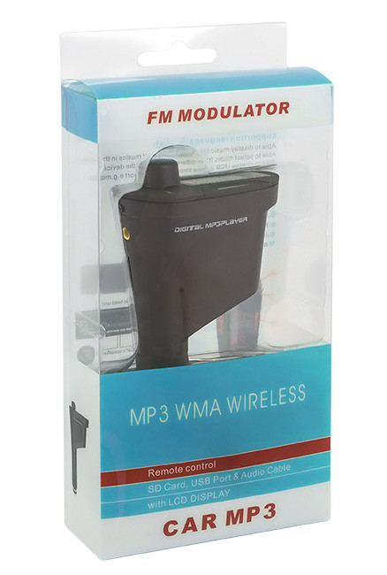 Автомобильный FM-трансмиттер RDS BLUE - фото 6 - id-p104107051