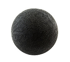Мяч массажный SiPL для восстановления мышц 6 см Черный