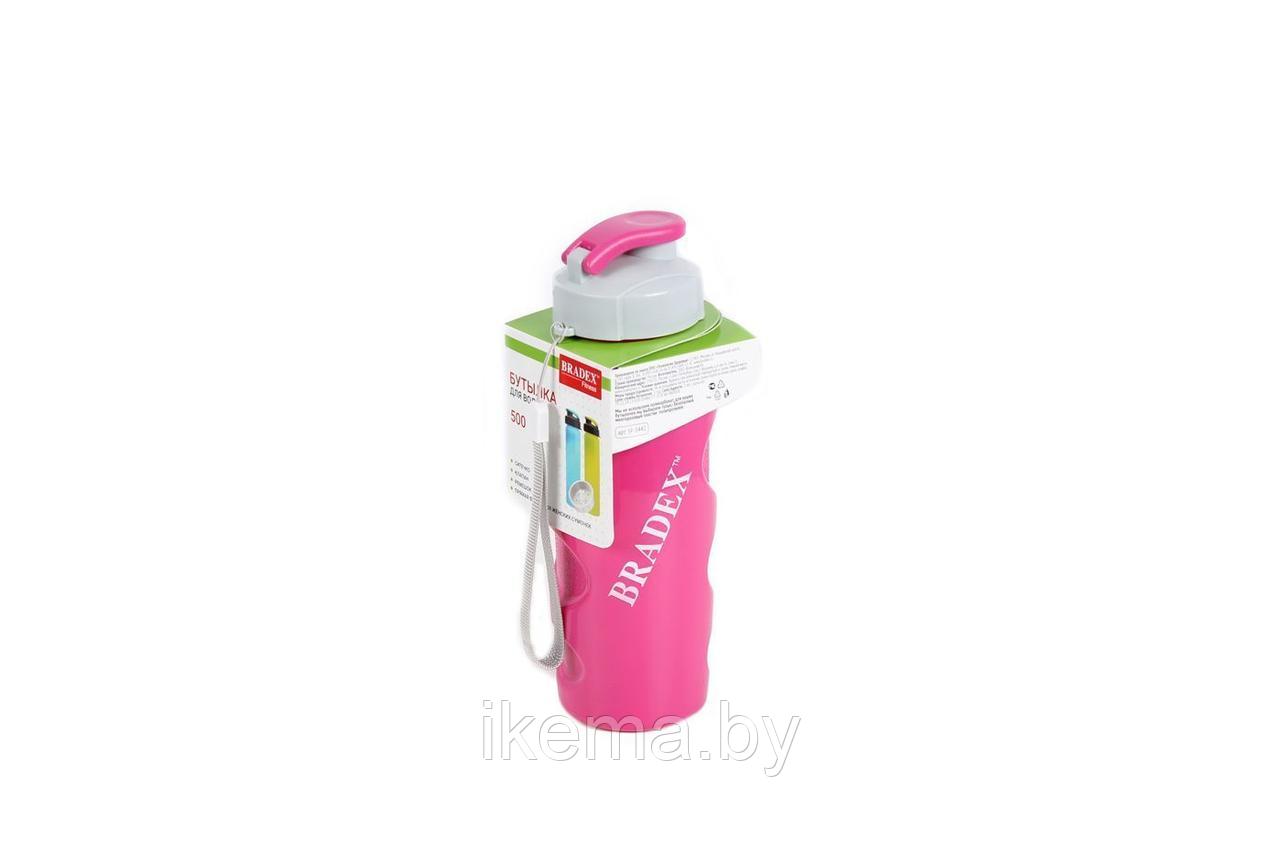 Бутылка для воды Ивиа 500 мл, с фильтром, фуксия - фото 4 - id-p104112984