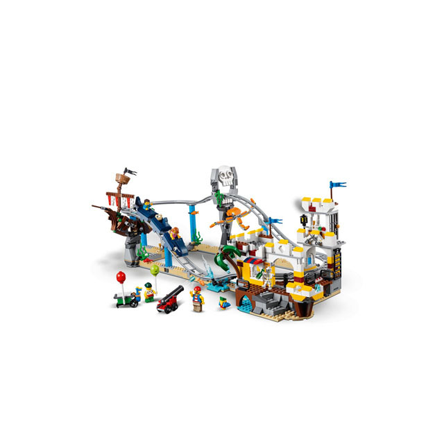 Конструктор Bela Create 11055 Аттракцион "Пиратские горки" 3 в 1 (аналог Lego Creator 31084) 945 деталей - фото 2 - id-p104130314