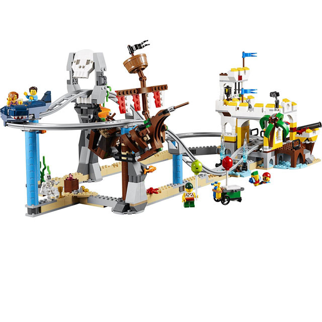 Конструктор Bela Create 11055 Аттракцион "Пиратские горки" 3 в 1 (аналог Lego Creator 31084) 945 деталей - фото 4 - id-p104130314