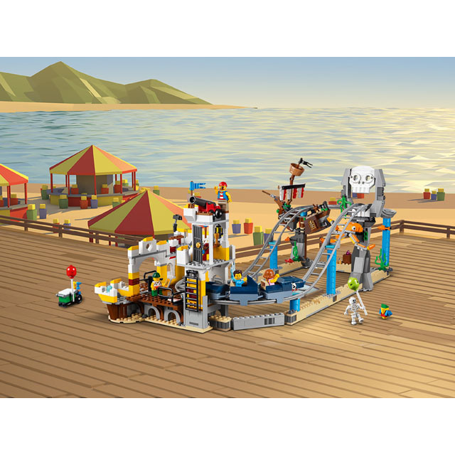 Конструктор Bela Create 11055 Аттракцион "Пиратские горки" 3 в 1 (аналог Lego Creator 31084) 945 деталей - фото 3 - id-p104130314