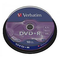Диски VERBATIM DVD+R Matt Silver 4.7GB (10 шт на шпинделе), фото 2