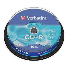 Диски VERBATIM CD-R Extra Protection 700MB 52x (10 шт на шпинделе)