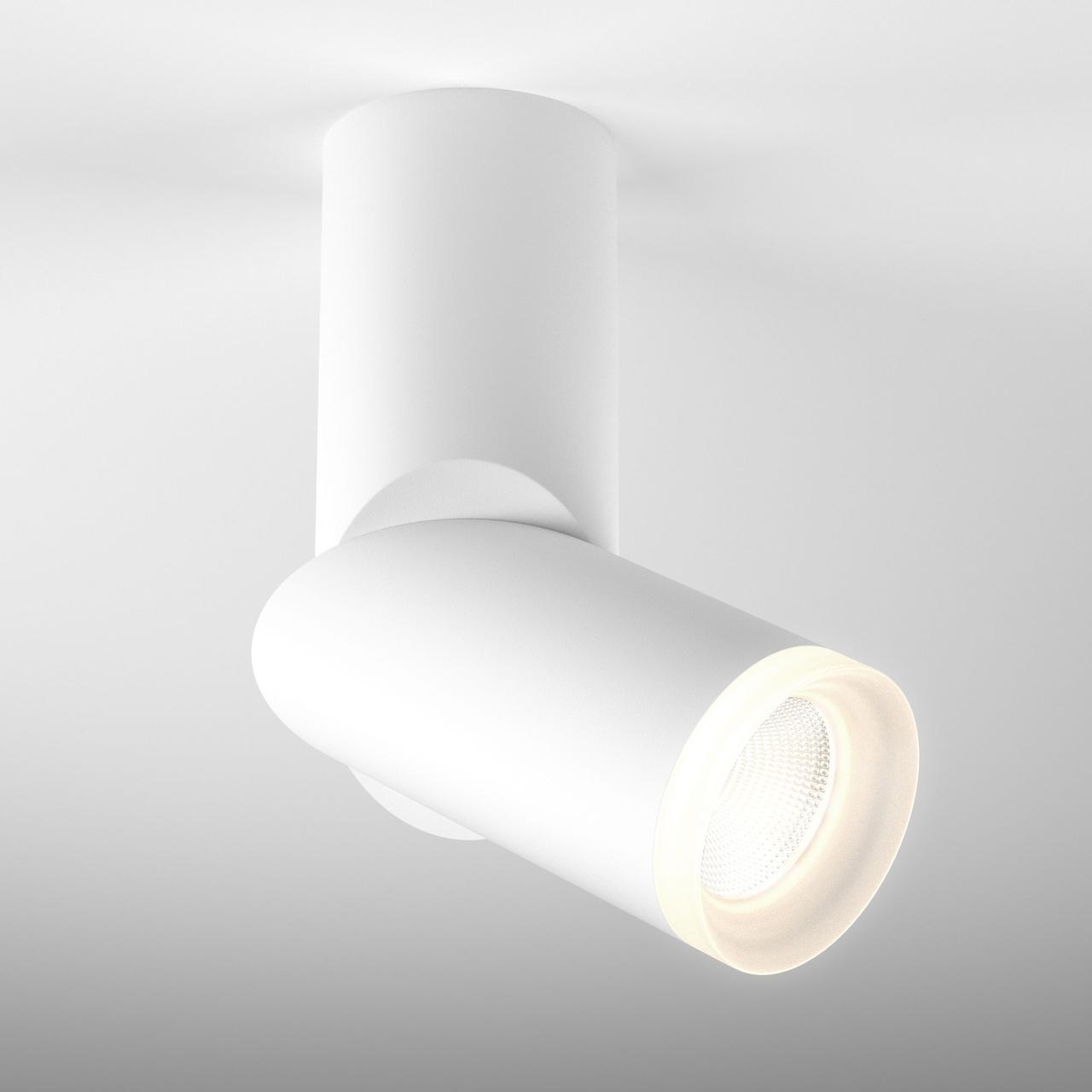 Накладной точечный светильник DLR036 12W 4200K белый матовый - фото 1 - id-p104181990