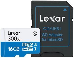 Карта памяти Lexar 16GB Class 10 633x UHS-I с адаптером - фото 2 - id-p104182213