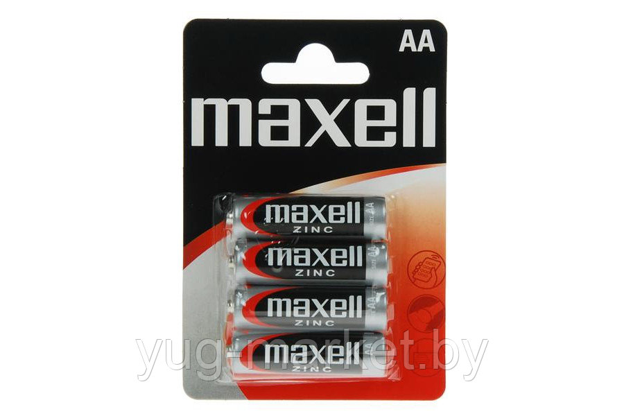 Батарейка солевая R6 MAXELL (уп. 4 шт)
