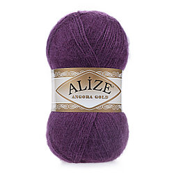 Пряжа Alize Angora Gold цвет 111 сливовый