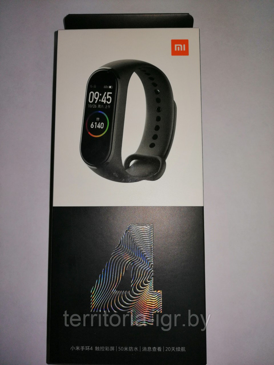 Оригинальный Фитнес браслет Xiaomi Mi Band 4 Black (original,русский язык) - фото 1 - id-p104193333