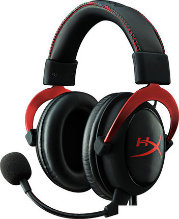 Наушники с микрофоном HyperX Cloud II (красный), фото 2