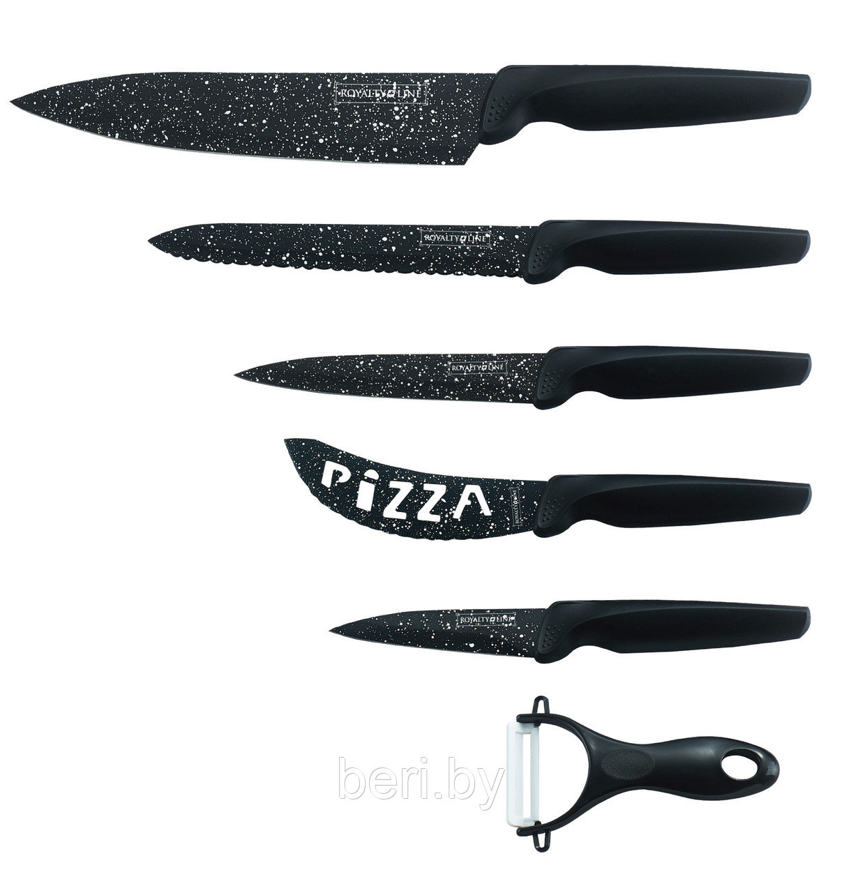RL-MB5N Набор ножей Royalty Line, 6 предметов, нержавеющая сталь - фото 2 - id-p104221551