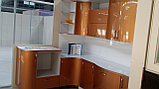 Кухня с фасадами крашенный МДФ (эмаль) глянец металлик, фото 2