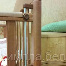 Механизм подъема-опускания передней стенки детской кровати с кнопкой (Механизм "КНОПКА-157")
