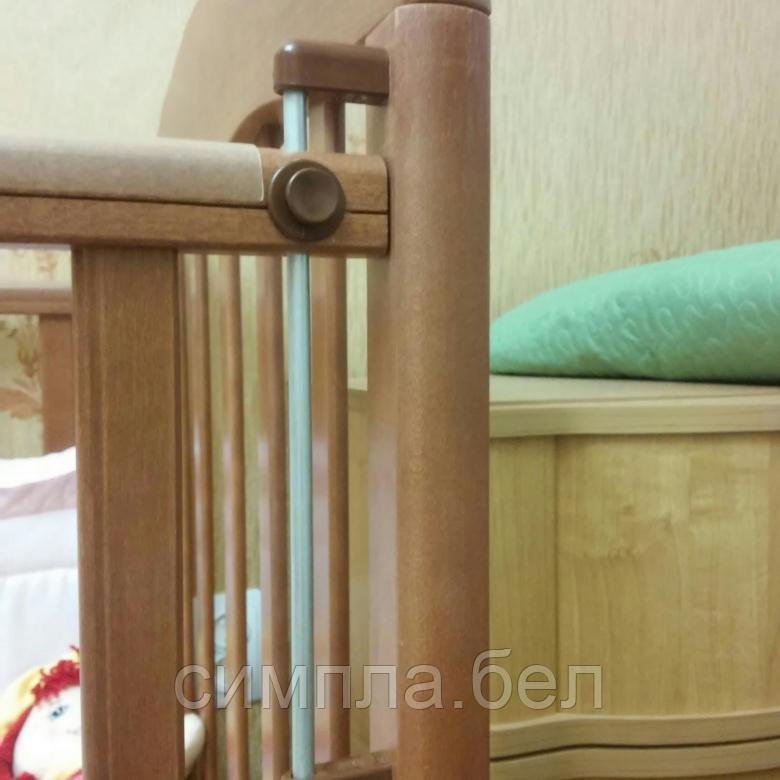 Механизм подъема-опускания передней стенки детской кровати с кнопкой (Механизм "КНОПКА-230") - фото 2 - id-p104242094