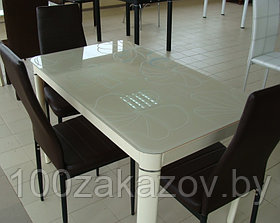 Стеклянный  кухонный   стол 1200*700. Кухонный   стол  AD-29
