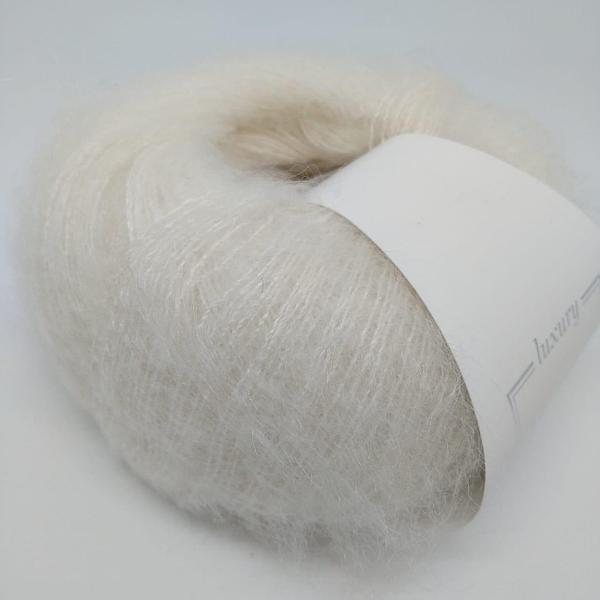 lana gatto silk mohair - 6027-white