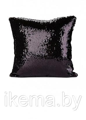 Подушка декоративная «РУСАЛКА» цвет черный/золото, фото 2