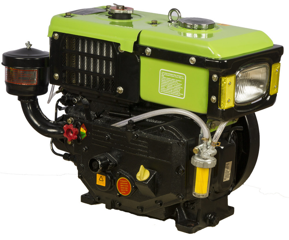 Двигатель дизельный R180NDL без электростартера (10.5 л.с.) - фото 3 - id-p104258822