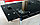 Стол обеденный раскладной 60-69А черный Стол трансформер стеклянный, фото 3